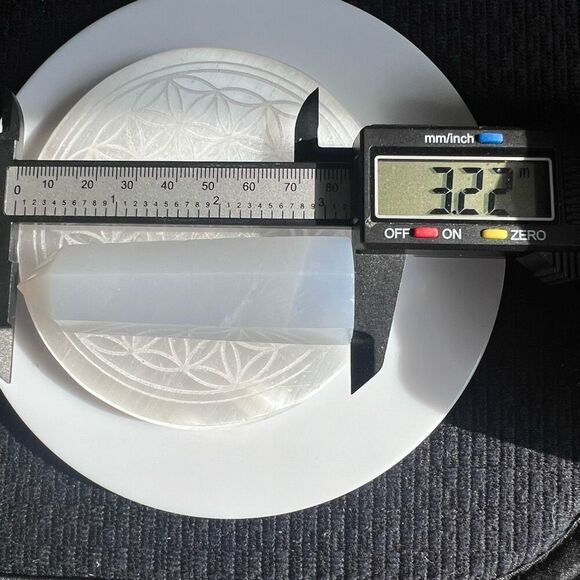 Milk Quartz Crystal Tower Meditation Stone (#2) - Picture 8 of 11